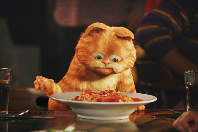 Chú mèo Garfield giúp chiếc bánh nổi tiếng